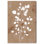 «White Botanical II», impression sur toile rustique par Art Remedy, cadre noir, 10 x 15