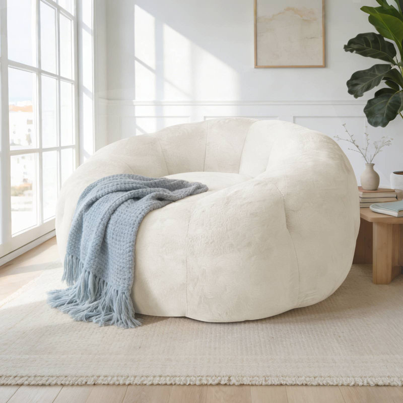 Beanbag Chair, Large Beanbag Sofa, Adult Stuffed Sofa Chair, Comfortable Giant Beanbag Chair, Spacious Design, Suitable For Reading, Playing,Relaxing,Compressed Packaging.