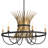 6 - Light Dimmable Round / Oval Chandelier-70048067