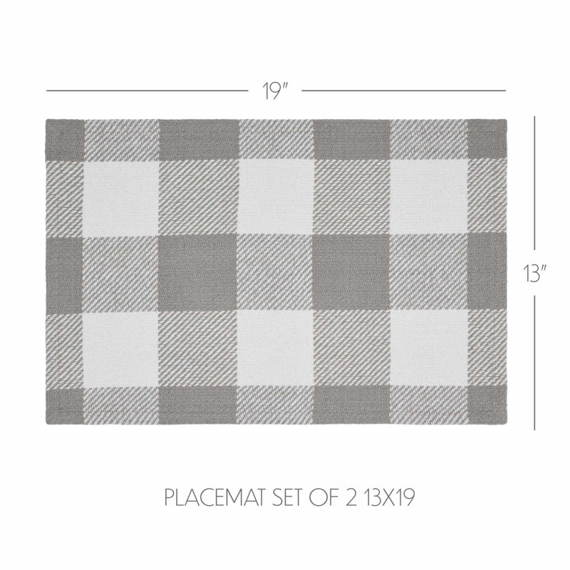 Napperon Annie, Gris / Blanc
