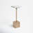 Yeni Genuine Marble Pedestal End Table-1420397990