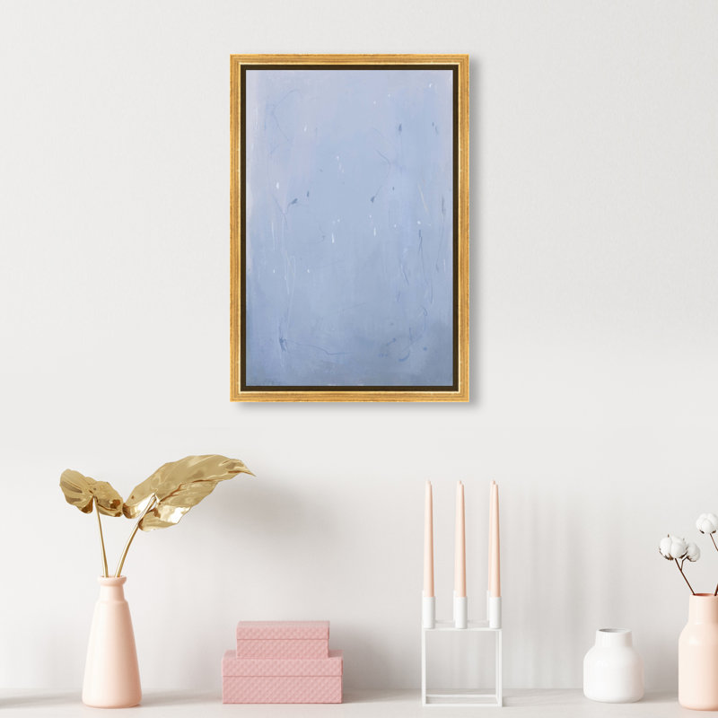 Calm Waters II Print by Oliver Gal, 11"H x 16"W, Gold Floater Frame