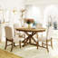 Ensemble de table de salle à manger avec table extensible et 4 chaises rembourrées pour salle à manger et salon-99967457-99967458-99967459