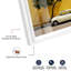 Décoration murale bord de mer Lemon Drive Shadowbox par Notoriart, cadre blanc, H 37 po x l 31 po-131151974-131151975