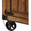 Chariot de cuisine rectangulaire avec 2 planches amovibles tabac antique Oconto