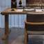 Bureau moderne et simple en bois massif-938551659