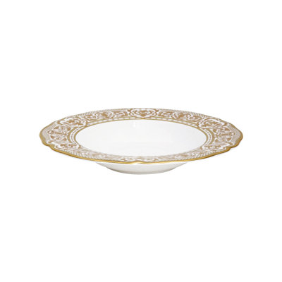 Carlsbad Queen White Bone China Pasta Dish