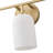 3-light White Glass Dimmable Iron Wall Lamp