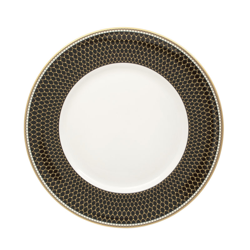 Antler Trellis Black 8" Plate