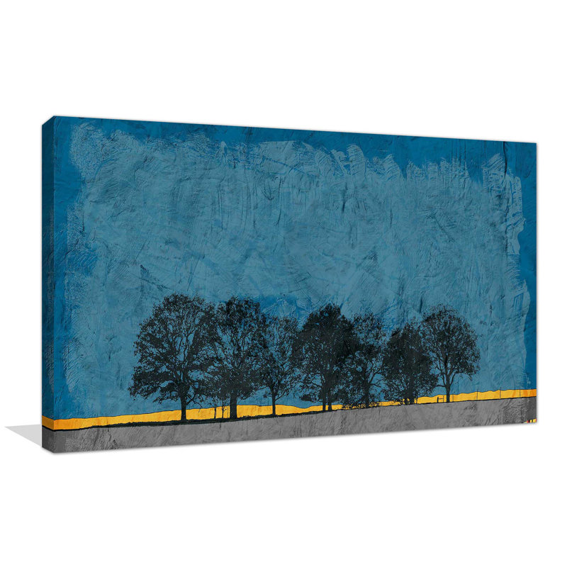 " Midnight View " by Ynon Mabat, 24" H x 40" W x 1.5" D, Wrapped Canvas