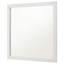 Miroir rectangulaire pour commode Dex, verre non biseauté, mélamine bois noir-114733245