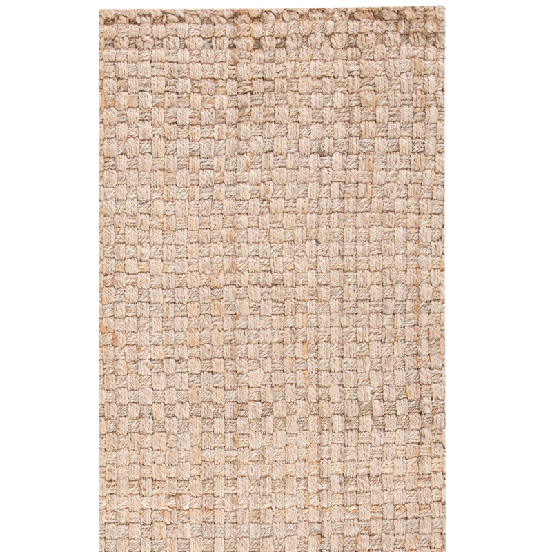 Tapis en jute tissé à la main Amontay, Rectangle de 10 pi x 14 pi
