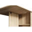Table de salle à manger rectangulaire pliante, 2 compartiments de rangement, 6 sièges, moderne, bois de peuplier, table d'assemblage simple et de soins hygiéniques avec rangements, forme, capacité d'assise, simple