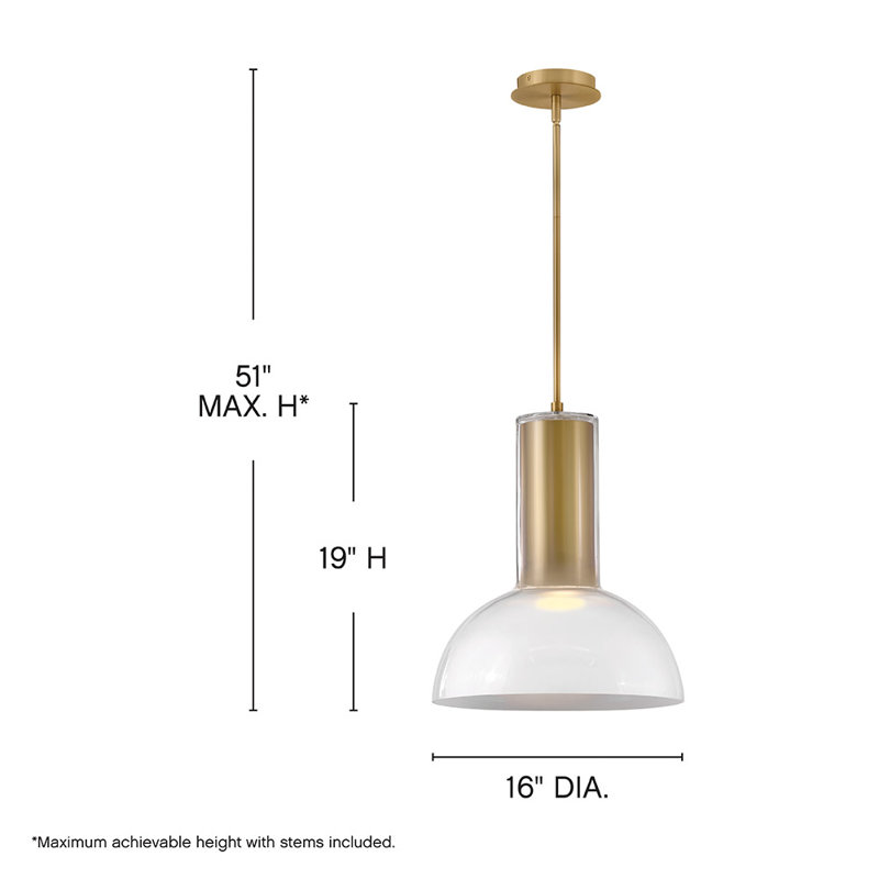 Ombra 1 - Light Pendant, Bronze