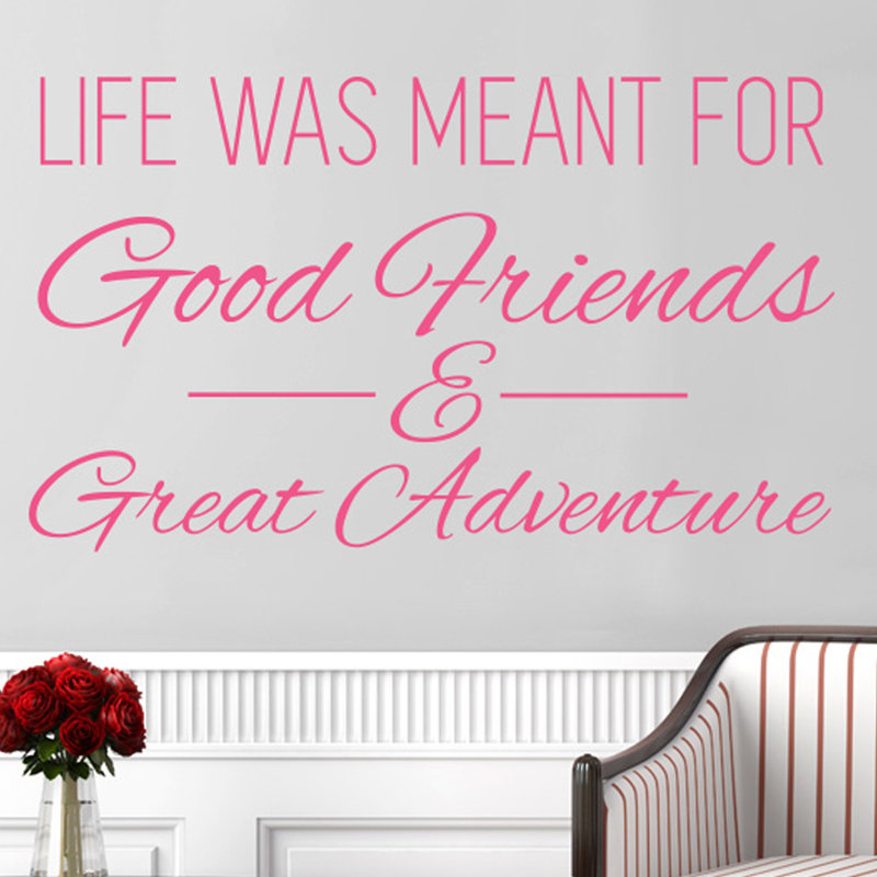Wall Decal, Large, Pink