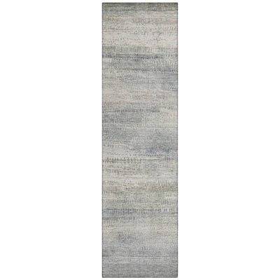 Machine Washable Indoor/Outdoor Xhevrie Linen Rug