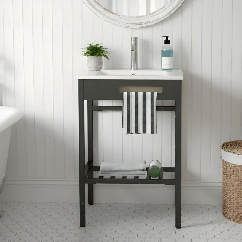 Meuble-lavabo simple 24 po avec lavabo