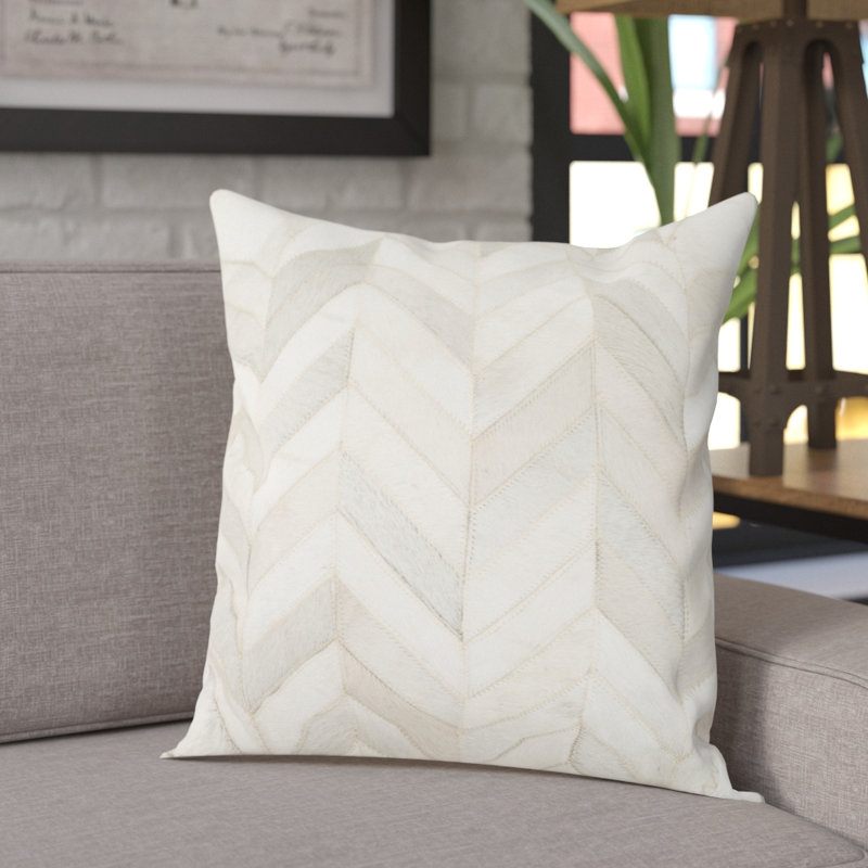 Coussin décoratif , 22 po x 22 po, Multicolore / brun clair