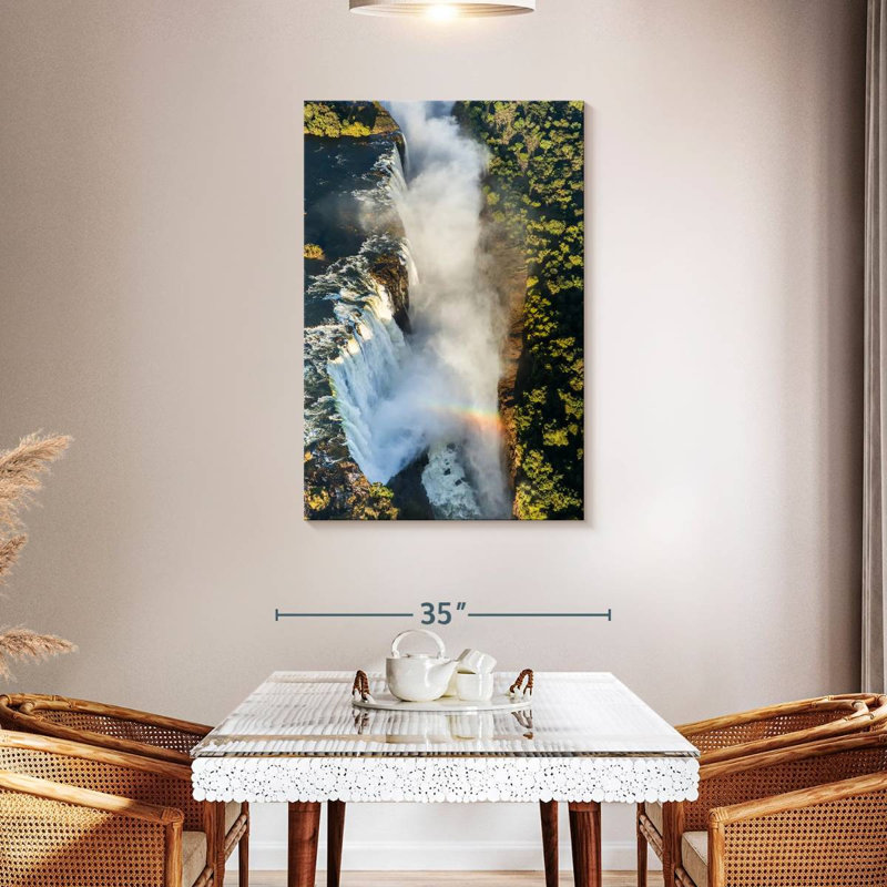 Alvord Victoria Falls Aerial View, 45" H x 30" W