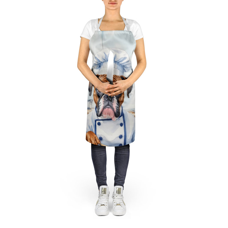 No Pattern Bib Apron