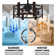 19" Flush Mount Caged Ceiling Fan with Remote, Reversible Low Profile Ceiling Fan without Light Bulb