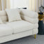 Canapé modulaire à assise profonde en tissu compressible de 81 po Compression