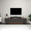 Damare 180cm TV Stand with 2 Drop-Down Cabinets and Open Shelf-1449675758
