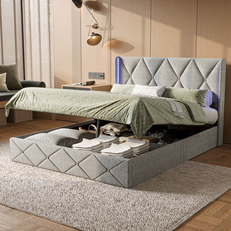 Ollegard Upholstered Ottoman Storage Bed