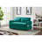 Sofa 57.1'' Velvet Convertible Sofa-416748269