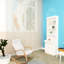 Lit double avec tablette - Économisez de l'espace dans la chambre à coucher Design moderne économisant du blanc pour la décoration