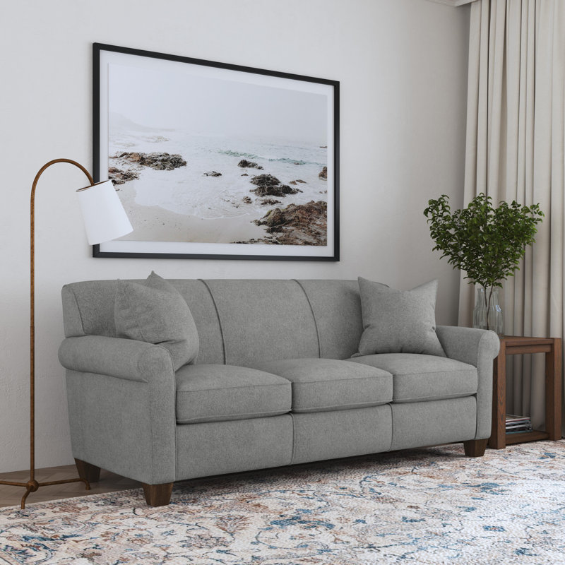 Finnian Sofa, Pebble Silver 100% Polyester