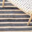 Wlikerson Hand Woven Jute/Cotton/Wool Striped Rug in Charcoal/Ivory-1681777434