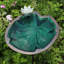 Bain d'oiseaux avec piquet Lilypad