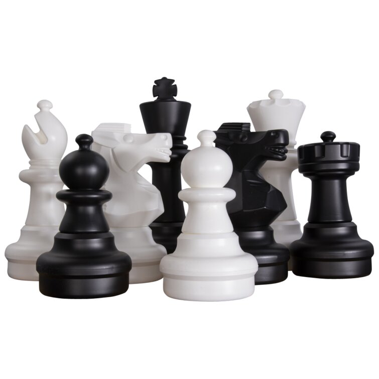 25 Inch Plastic LED Giant Chess Set for - Day and Night