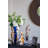 Curved Ceramic Vase with Abstract Multicoloured Finish-1891714391-1891714378