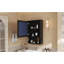 Wall Mounted Bathroom Storage Cabinet With Mirror, Enclosed Storage And Open Shelving, Ideal For Modern Home Organization And Grooming-2010825518