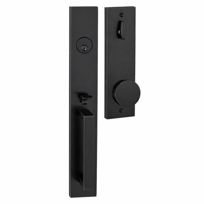 Ensemble de poignées Bravura 973-947 avec bouton Dallas noir mat Bravura
