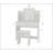 One drawer dresser table