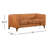 Essex 74" Full-Grain Genuine Italian Leather Square Arm Sofa-1786479240