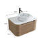 Meuble-lavabo courbé avec rangement à fermeture en douceur et porte-serviettes intégré-1478224093-1478224095