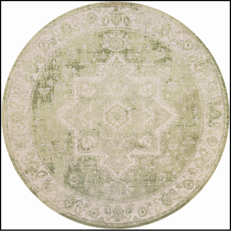 Haydel Machine Washable Area Rug in Blue