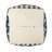 20" Blue 100% Cotton Ottoman