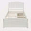 Lit plateforme simple avec deux tiroirs-1436417113