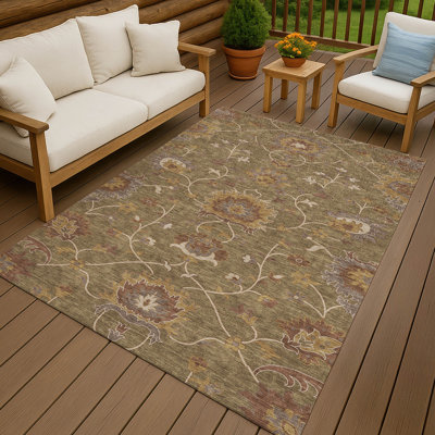 Machine Washable Indoor/Outdoor Mattera ACN2290 Global Rug