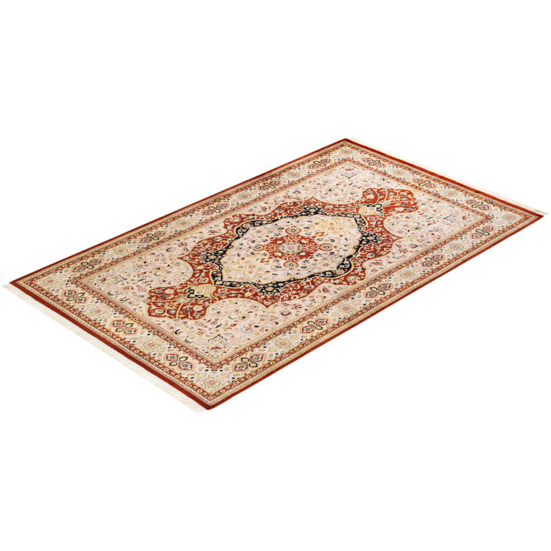 Classic One-of-a-Kind 4' 7" X 7' 7" Hand Knotted Area Rug