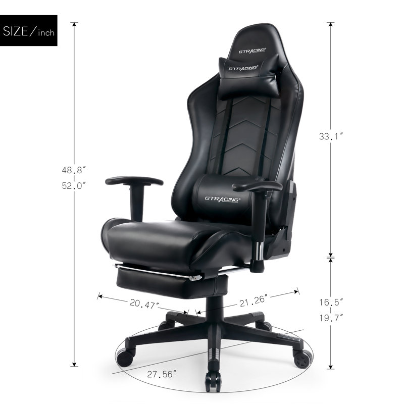 Chaise de jeu classique, Noir