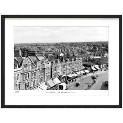 Bromley, The Broadway 1957 by Francis Frith - Single Picture Frame Print