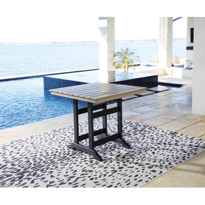 Chrisann Rectangular Outdoor Bar Table