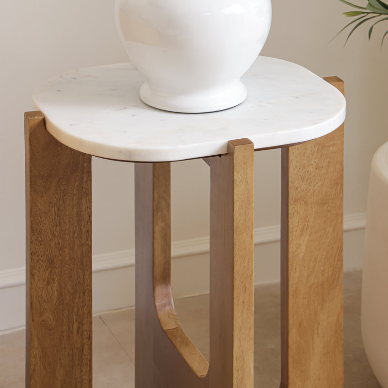 Table d'appoint Alden, Marron clair