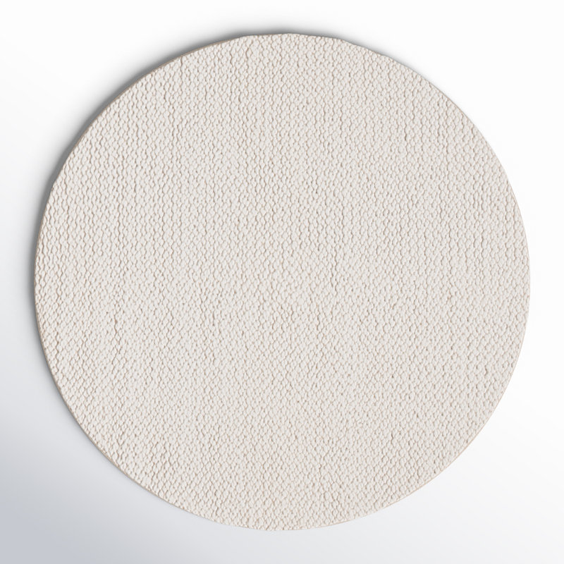Finnick 704 Area Rug In Ivory, Round 6'